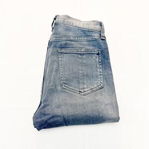 Rag & Bone High Rise Ankle Skinny Denim Jeans Raw Hem W1566K520ALC ALEC Size 26